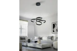 Trio Lighting Francis taklampe antrasitt