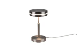 Trio Lighting Franklin LED bordlampe børstet stål