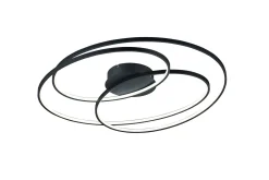Trio Lighting Gale plafond 80 cm matt svart