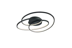Trio Lighting Gale plafond 60 cm matt svart