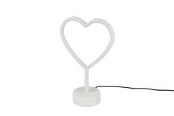 Trio Lighting Heart LED bordlampe hvit