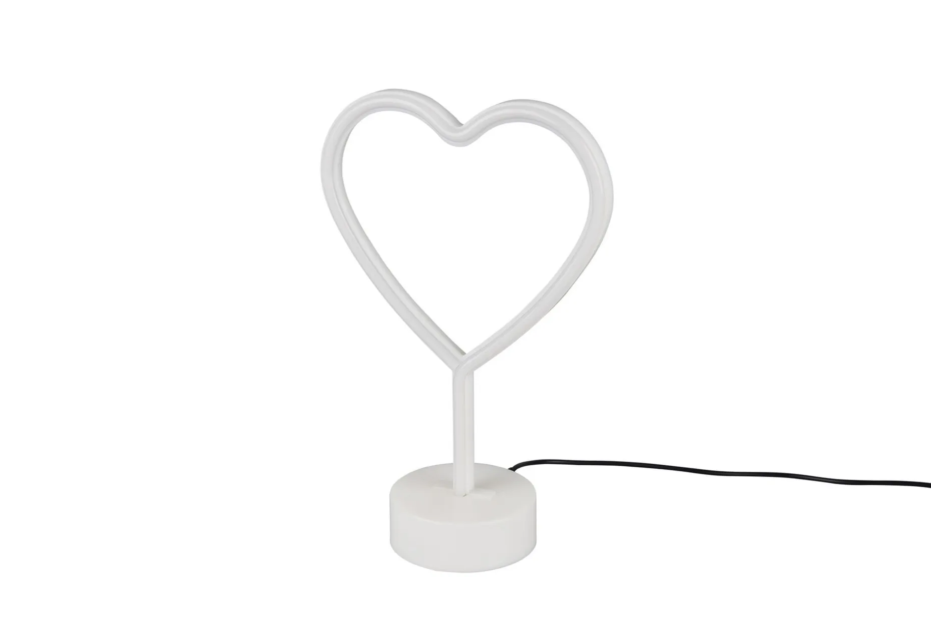 Trio Lighting Heart LED bordlampe hvit