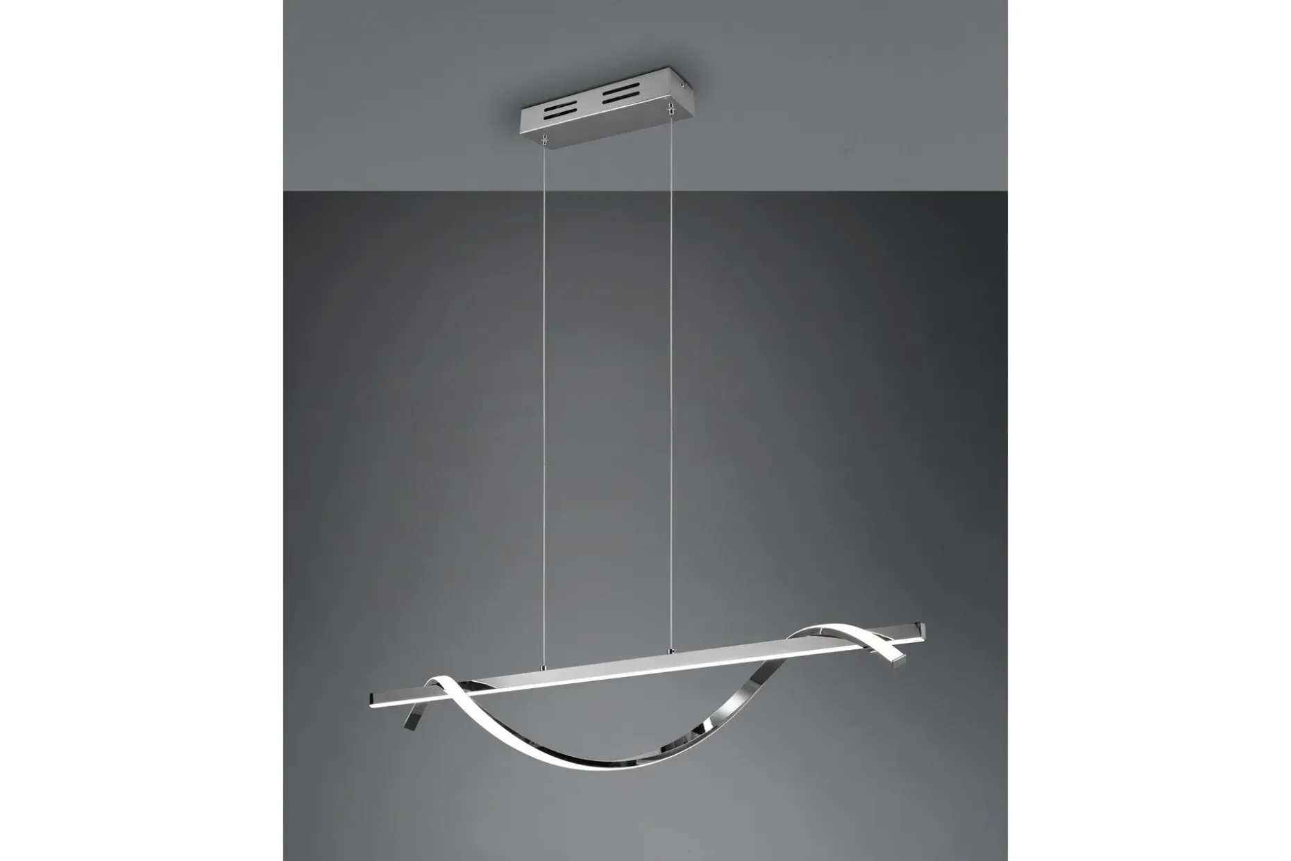 Trio Lighting Isabel LED Taklampe Krom 4000K