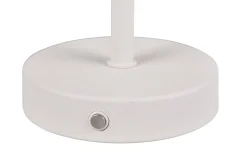 Trio Lighting Jeff LED Bordlampe Matt Hvit Oppladbar
