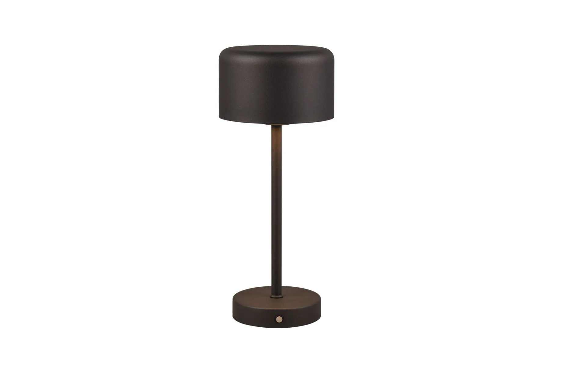 Trio Lighting Jeff LED bordlampe matt svart oppladbar
