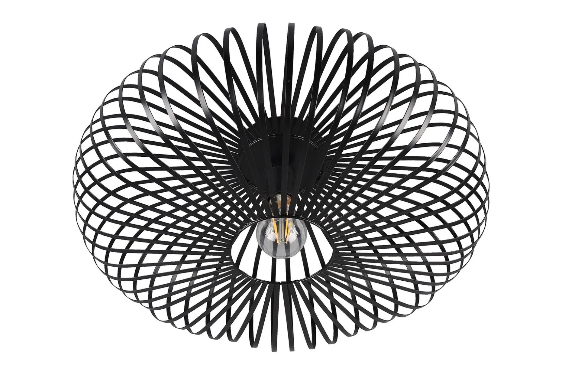 Trio Lighting Johann plafond E27 50 cm matt svart