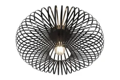 Trio Lighting Johann plafond E27 50 cm matt svart