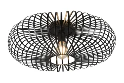 Trio Lighting Johann plafond E27 50 cm matt svart