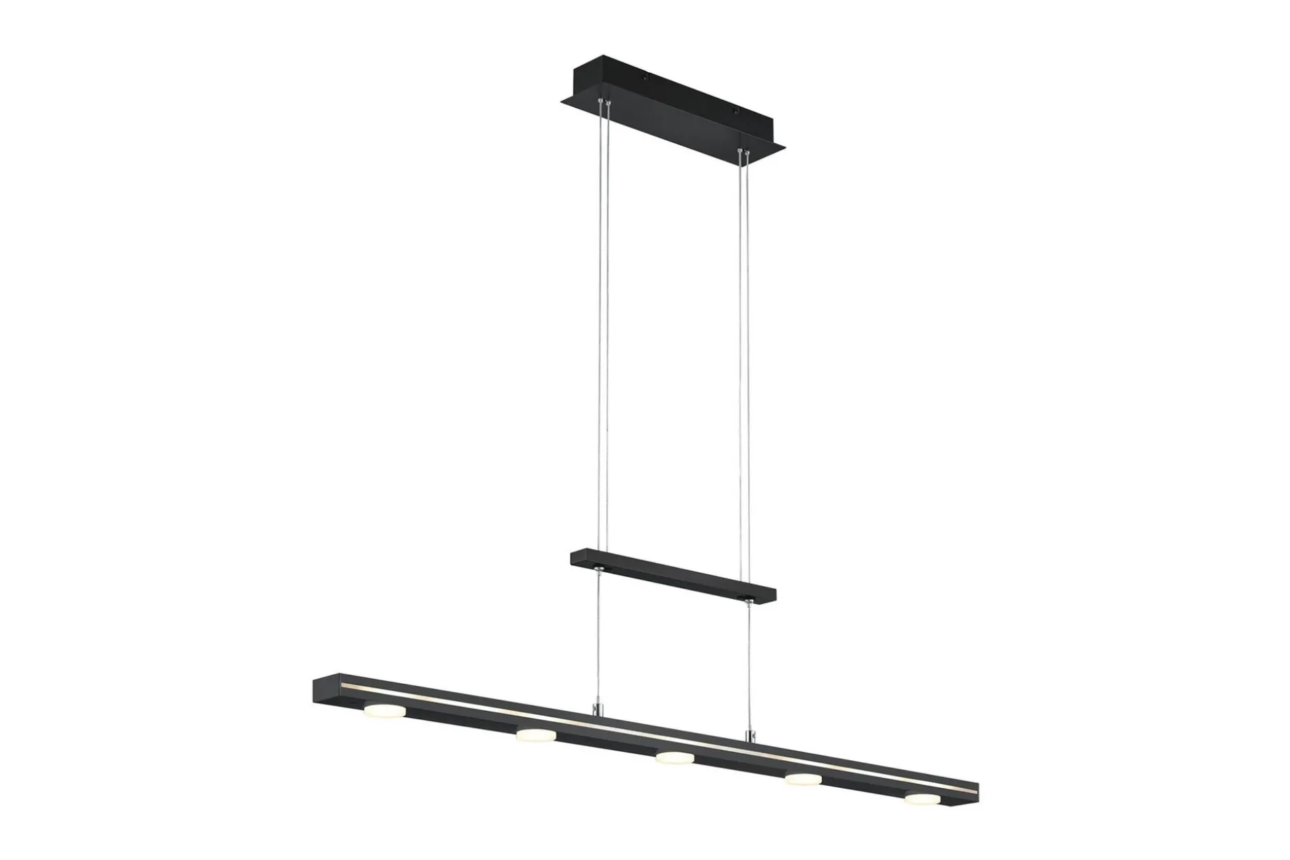 Trio Lighting Lacal LED taklampe matt sort