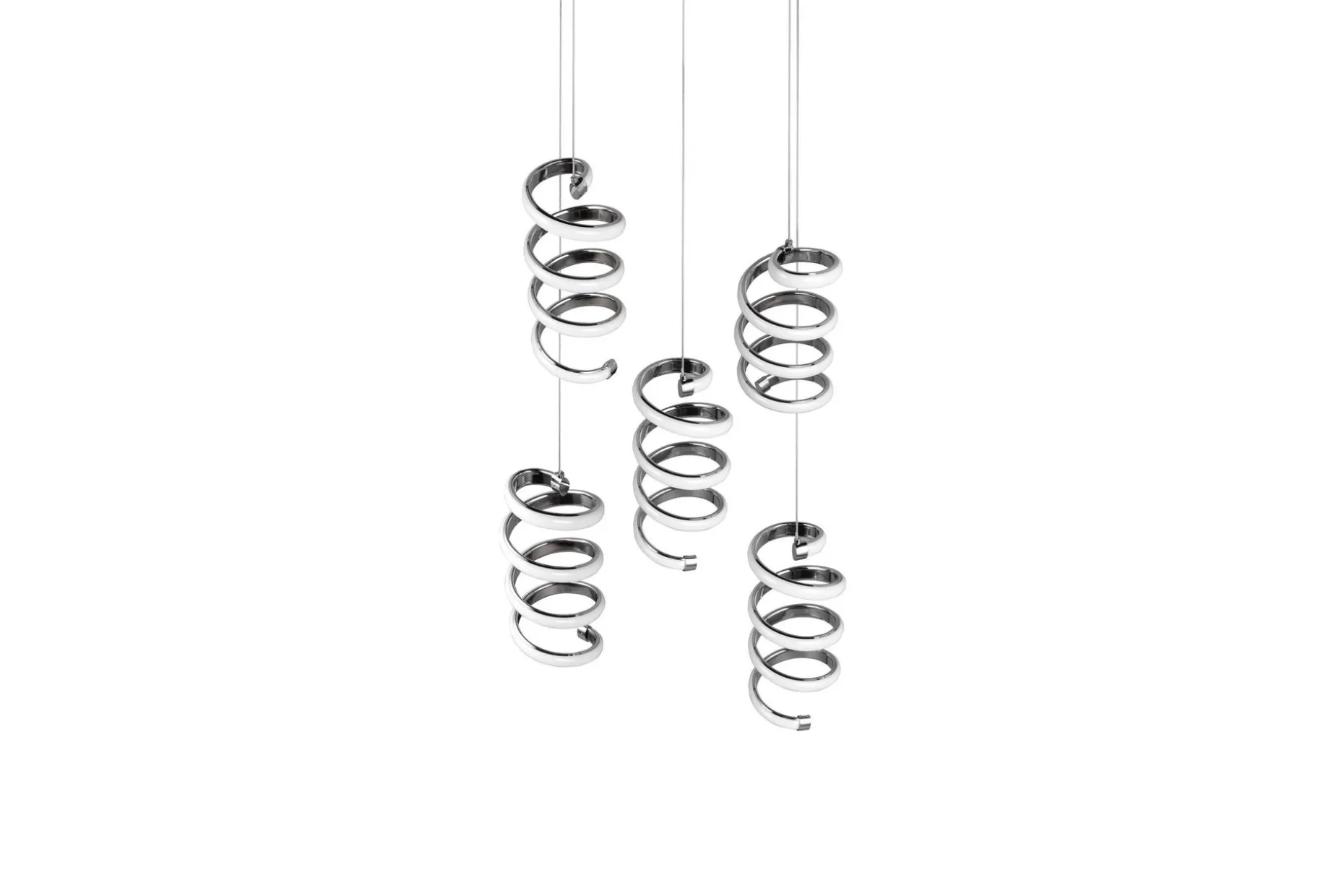 Trio Lighting Laola LED Taklampe 5L krom 4000K