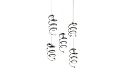 Trio Lighting Laola LED Taklampe 5L krom 4000K