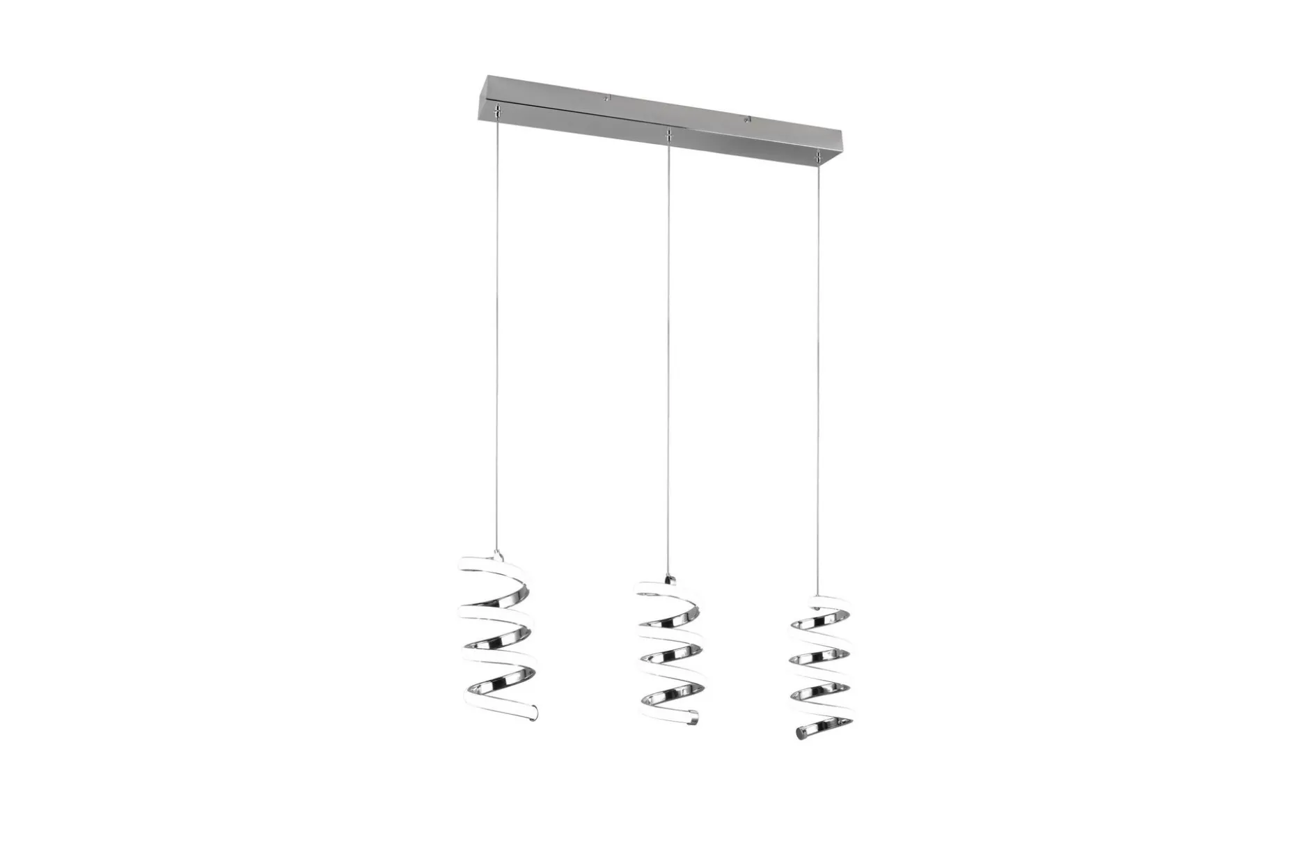 Trio Lighting Laola LED Taklampe 3L Krom 4000K