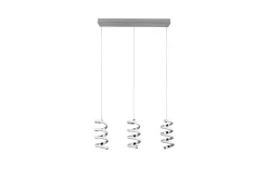 Trio Lighting Laola LED Taklampe 3L Krom 4000K