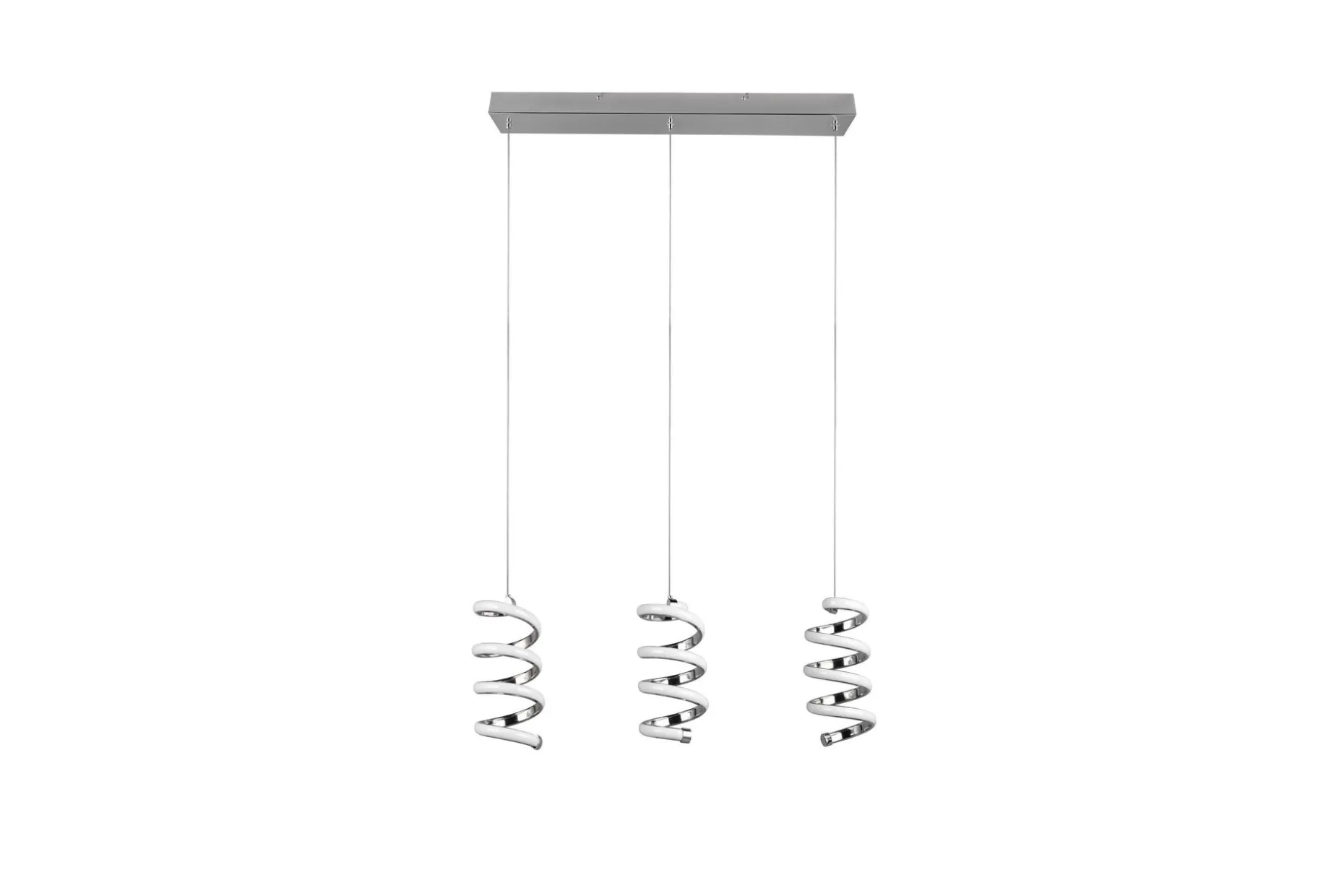 Trio Lighting Laola LED Taklampe 3L Krom 4000K