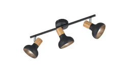Trio Lighting Latika Spotlight 3L E14 Matt Svart/Tre