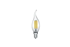 Trio Lighting LK LED E14 filament krone 4W 360lm 2700 K brun