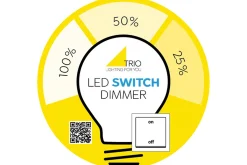 Trio Lighting LK LED E27 Filament Classic 7W 806lm 4000K Transparent Dimmer