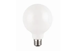 Trio Lighting LK LED E27 filament globe 9W 1055lm 3000K hvit switch dimmer