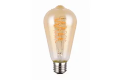 Trio Lighting LK LED E27 filament industrial 4W 200lm 1800K brun