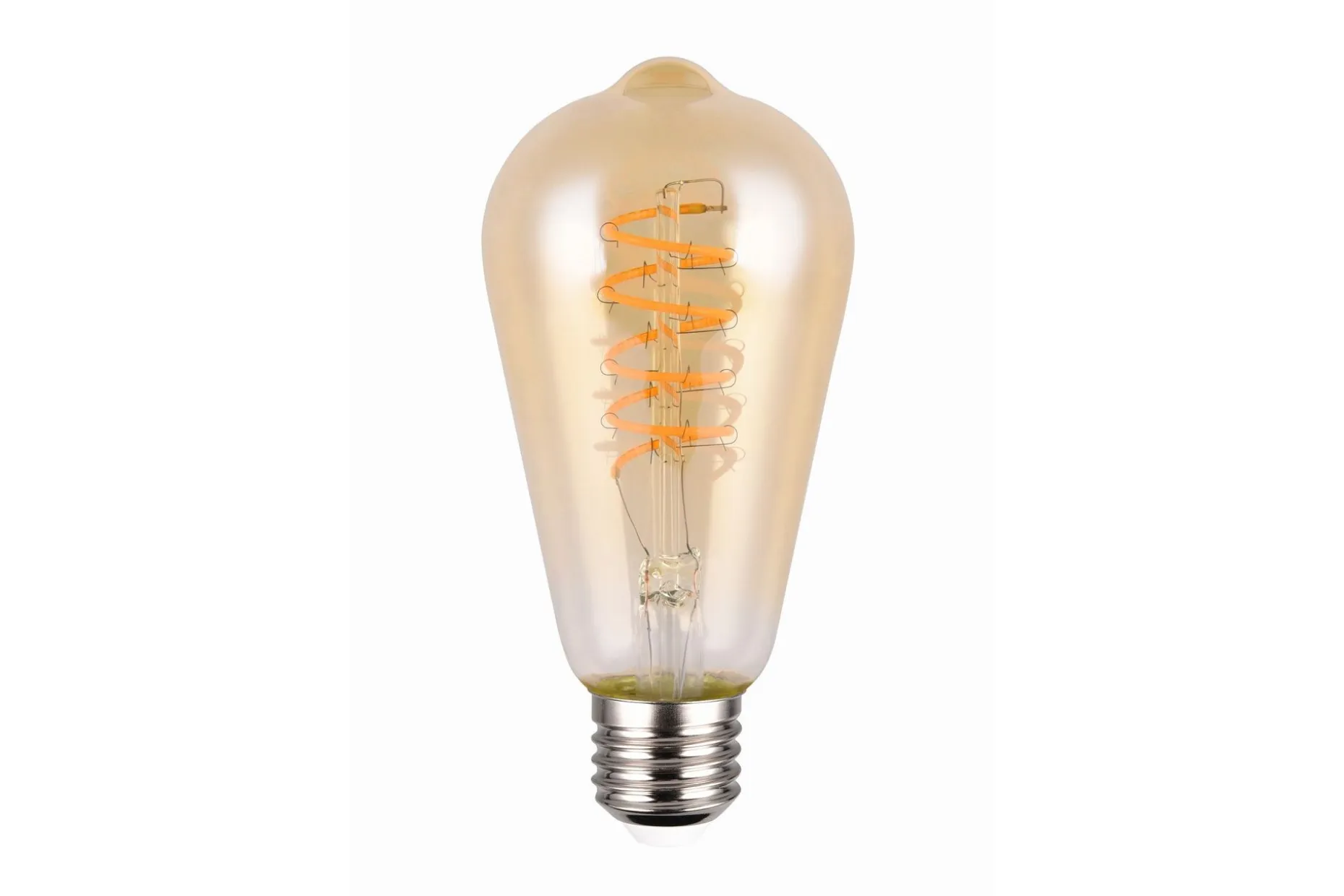 Trio Lighting LK LED E27 filament industrial 4W 200lm 1800K brun