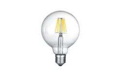 Trio Lighting LK LED E27 filament globe 6W 600lm 3000K