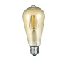 Trio Lighting LK LED E27 filament industrial 6W 420lm 2700K brun