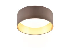 Trio Lighting Locarno LED plafond 28 cm greige