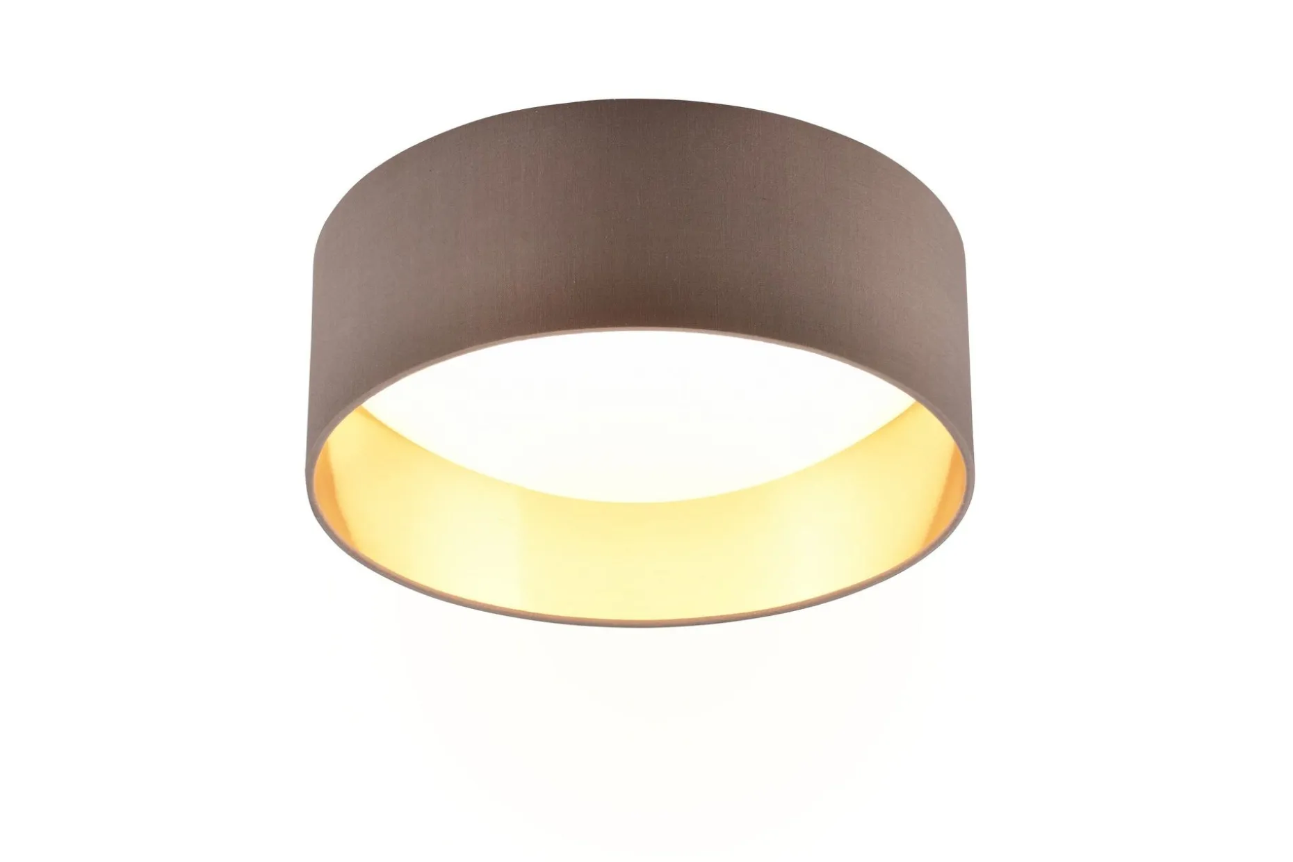Trio Lighting Locarno LED plafond 28 cm greige