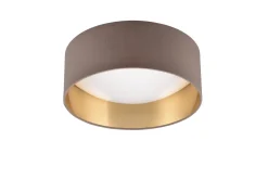 Trio Lighting Locarno LED plafond 28 cm greige