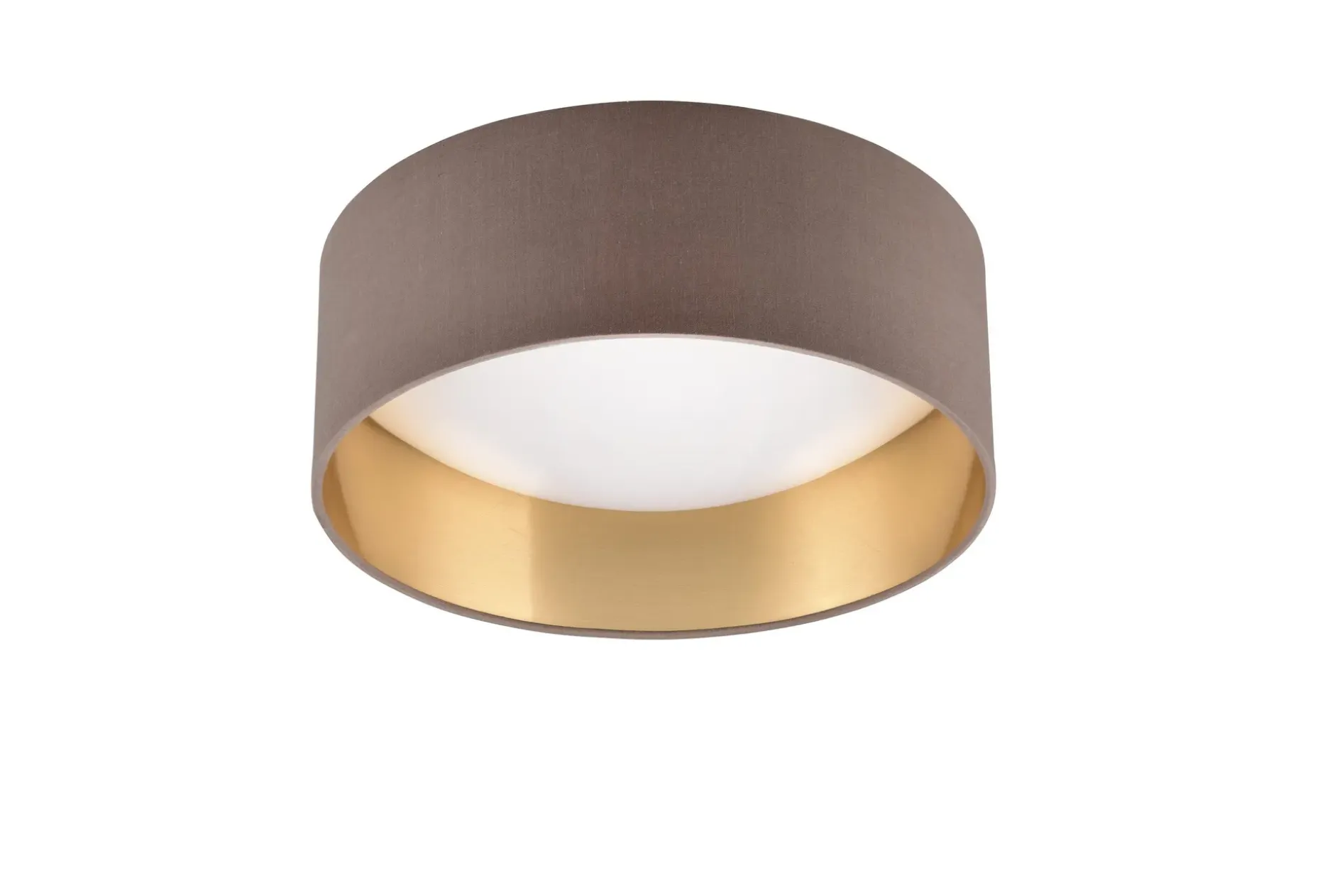 Trio Lighting Locarno LED plafond 28 cm greige