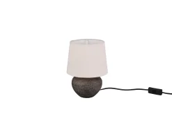 Trio Lighting Lou bordlampe 18cm E14 brun