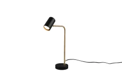 Trio Lighting Marley bordlampe GU10 matt messing/matt svart