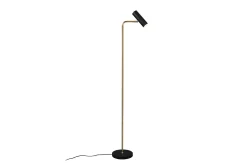 Trio Lighting Marley gulvlampe GU10 matt messing/matt svart