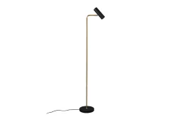 Trio Lighting Marley gulvlampe GU10 matt messing/matt svart