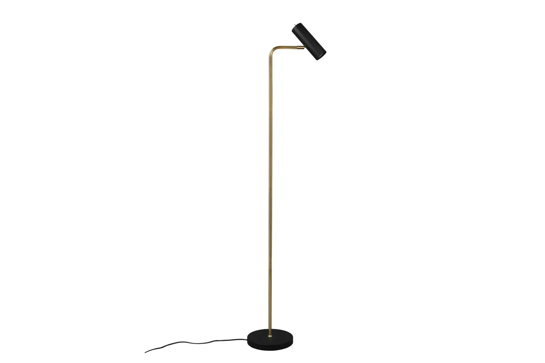Trio Lighting Marley gulvlampe GU10 matt messing/matt svart