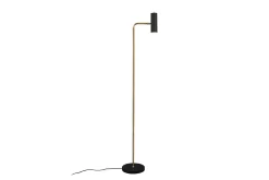 Trio Lighting Marley gulvlampe GU10 matt messing/matt svart