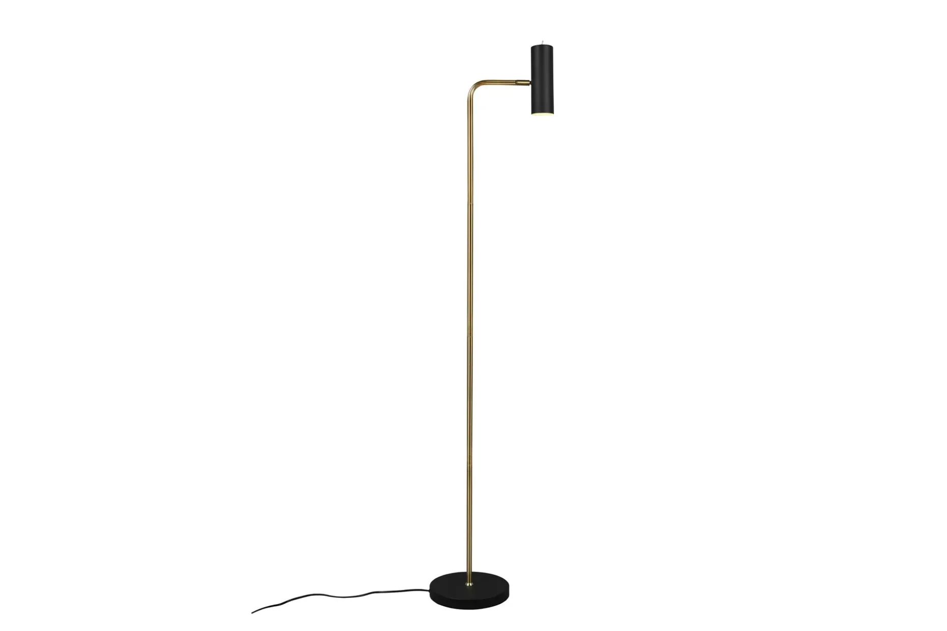 Trio Lighting Marley gulvlampe GU10 matt messing/matt svart