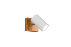 Trio Lighting Marley spot 1L GU10 matt hvit/tre