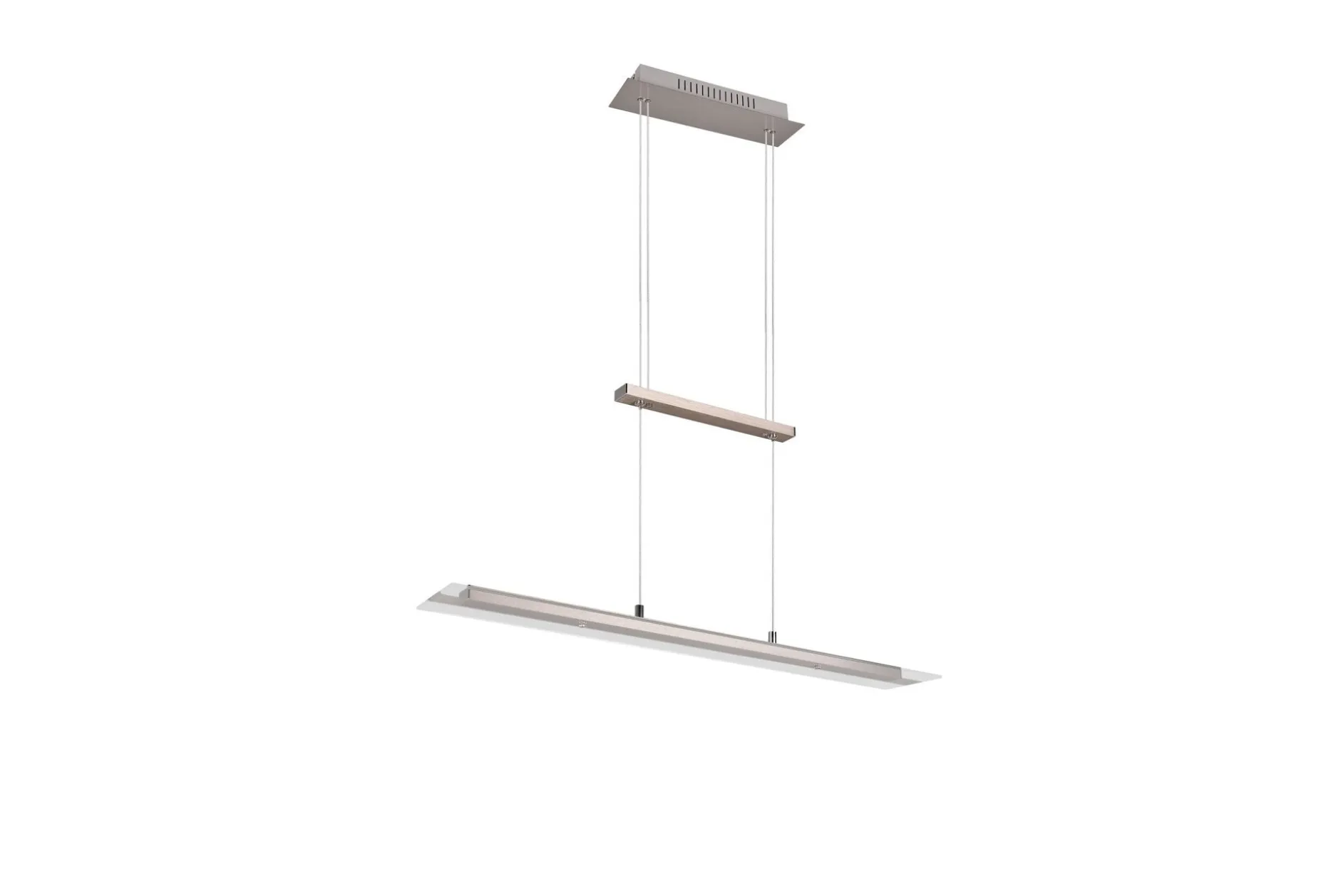 Trio Lighting Milos LED Taklampe Børstet Stål
