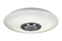 Trio Lighting Musica LED plafond med Bluetooth-høyttaler RGBW