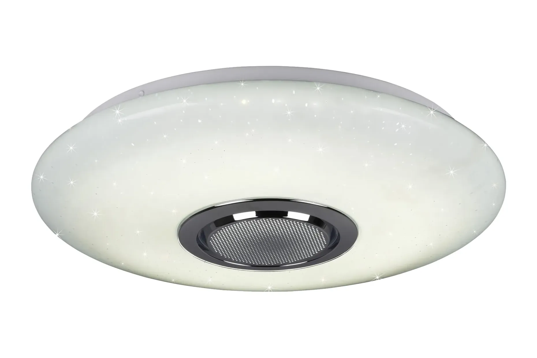 Trio Lighting Musica LED plafond med Bluetooth-høyttaler RGBW
