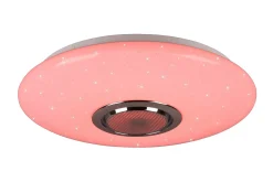 Trio Lighting Musica LED plafond med Bluetooth-høyttaler RGBW