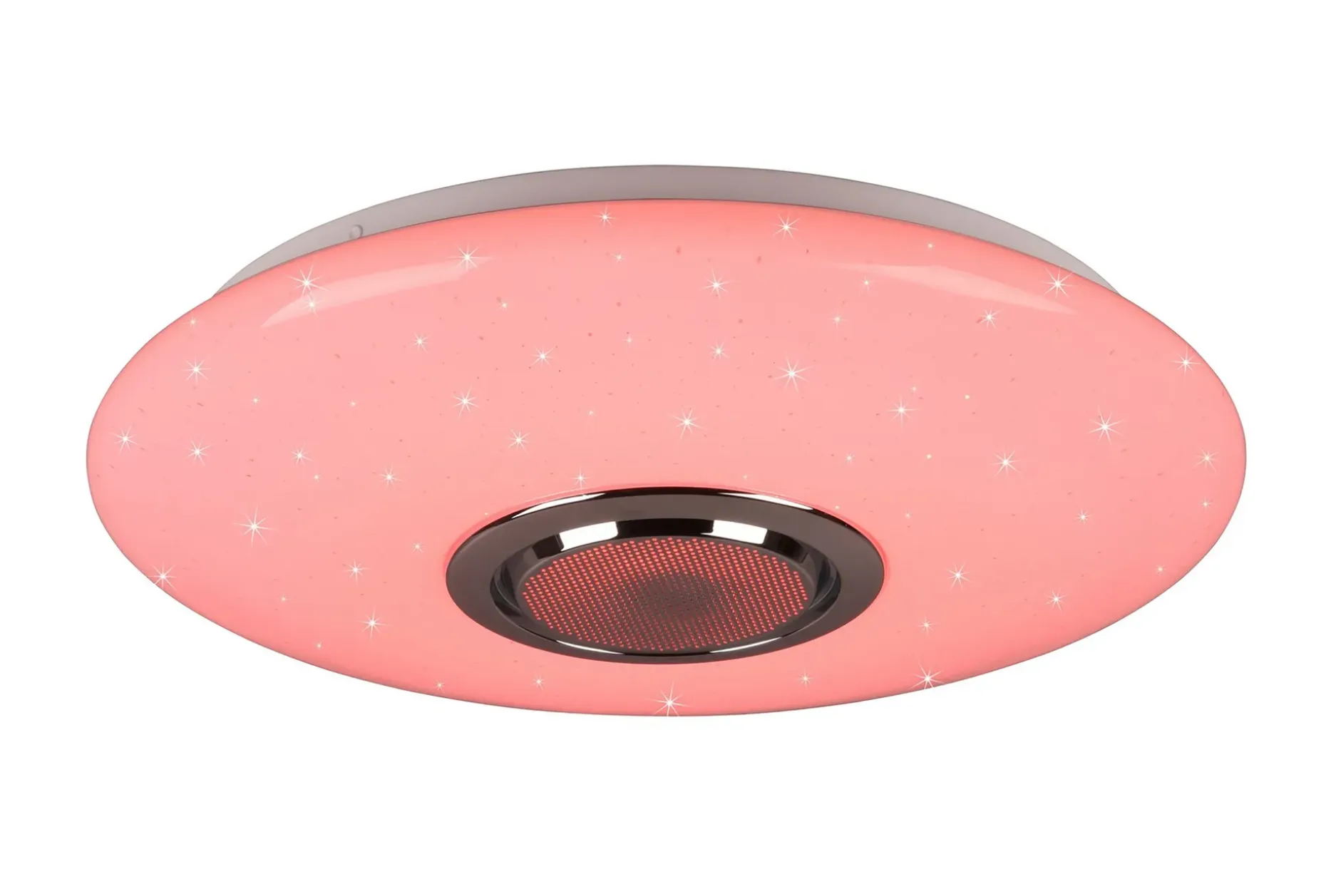 Trio Lighting Musica LED plafond med Bluetooth-høyttaler RGBW