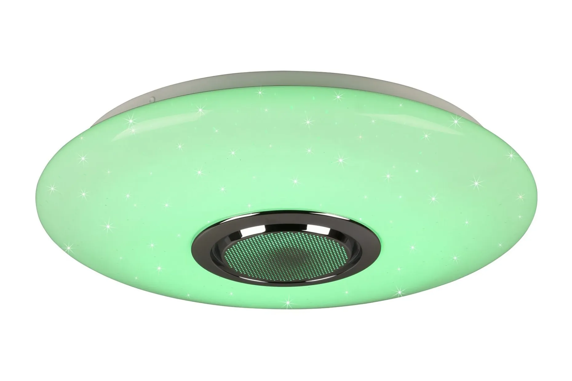 Trio Lighting Musica LED plafond med Bluetooth-høyttaler RGBW