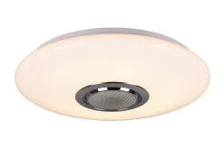 Trio Lighting Musica LED plafond med Bluetooth-høyttaler RGBW