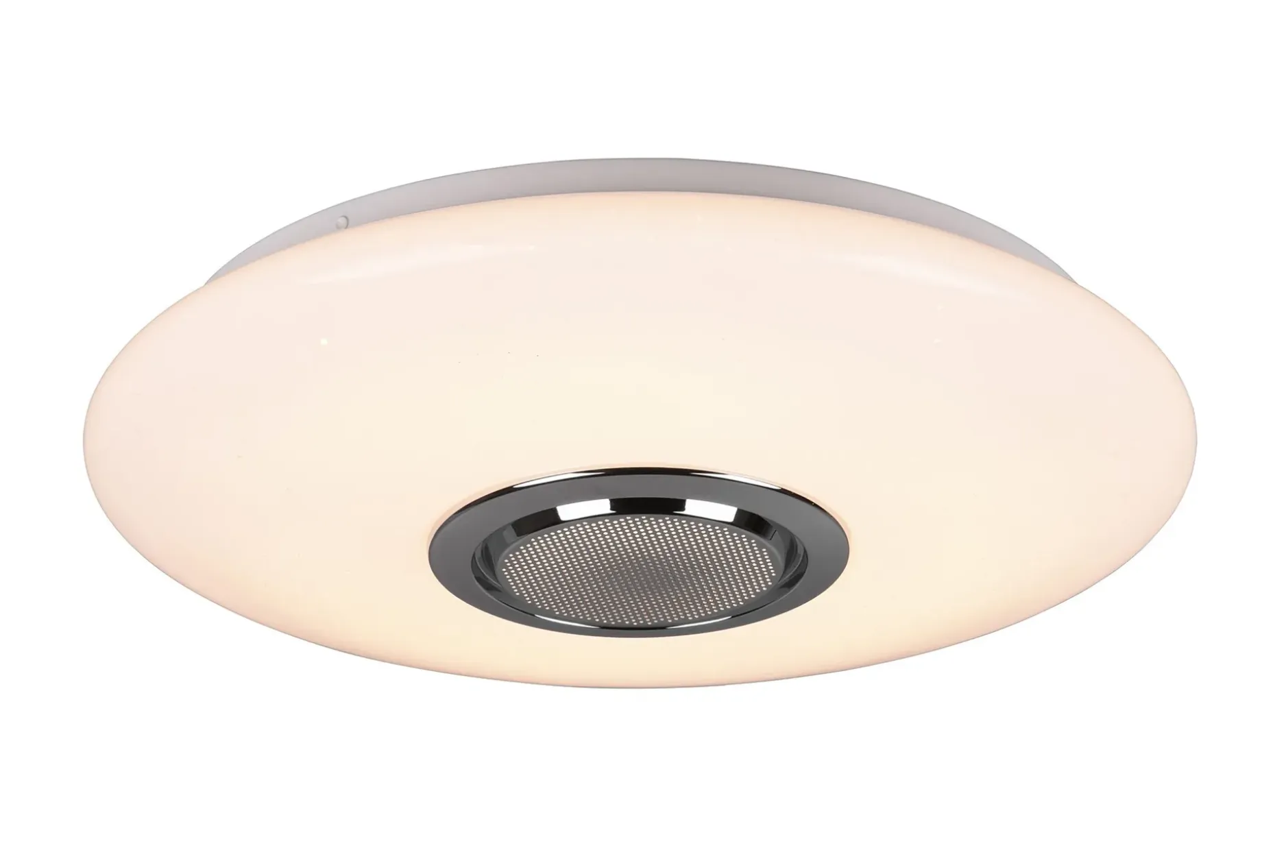 Trio Lighting Musica LED plafond med Bluetooth-høyttaler RGBW