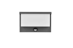 Trio Lighting Nestos LED vegglampe antrasitt bevegelsessensor