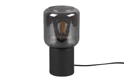 Trio Lighting Nico bordlampe E27 matt sort