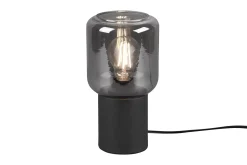 Trio Lighting Nico bordlampe E27 matt sort