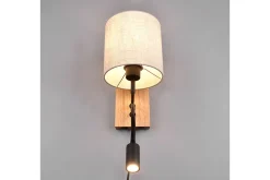 Trio Lighting Nilam Vegglampe m. Leselampe 18 cm LED + E27 tre